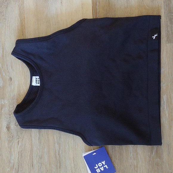 JoyLab Tops - NWT JoyLab Women's Cropped Fit Padded Tank Top Black Size S